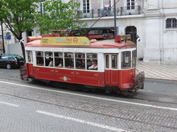 Tram at the Largo do Chiado square