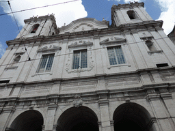 Facade of the Igreja de Santa Catarina church at the Calçada do Combro street