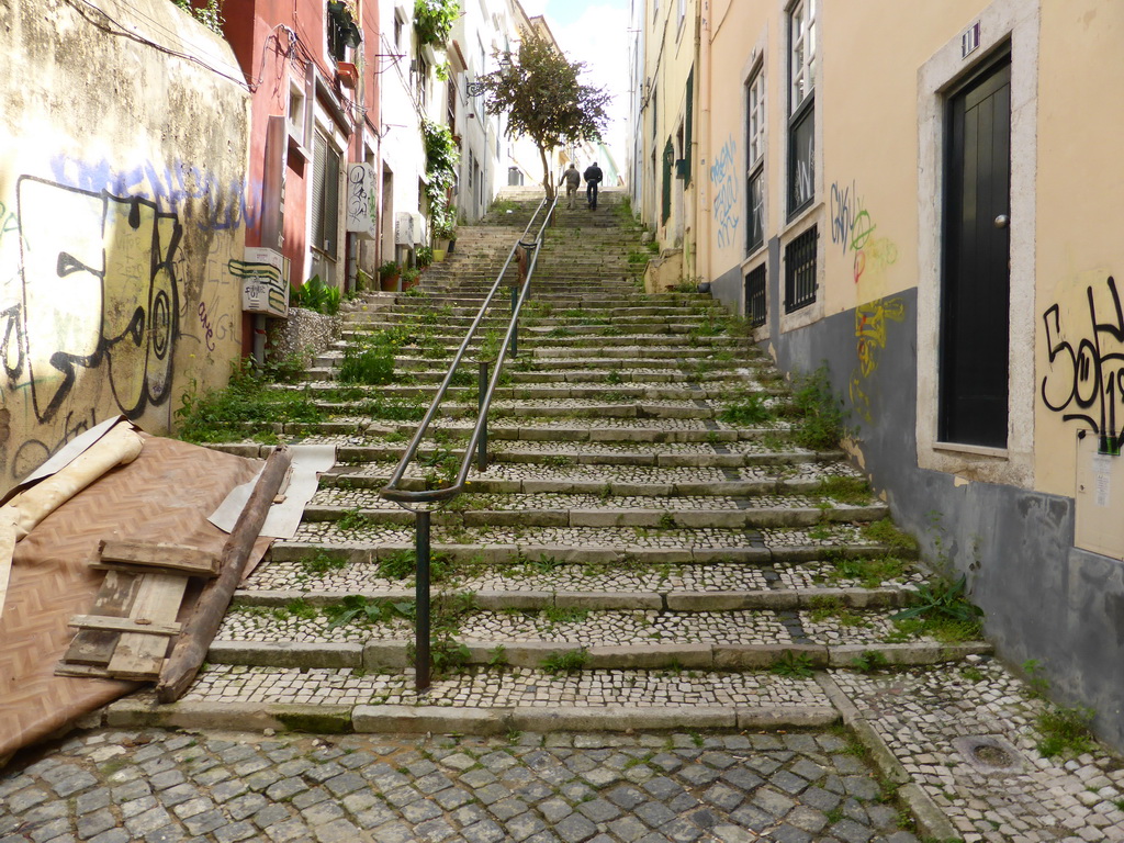 Staircase at the Rua da Hera street