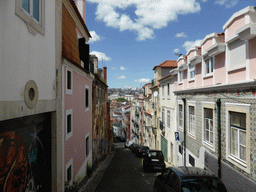 The Rua do Sol a Santa Catarina, viewed from the Travessa de Santa Catarina street