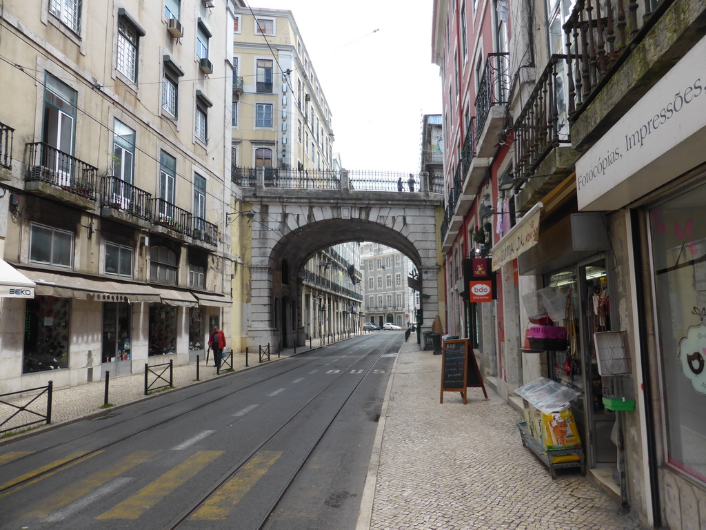 Bridge of the Rua Alecrim street over the Rua de São Paulo street