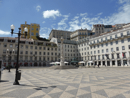 The Praça do Municipio square with the Pelourinho de Lisboa column
