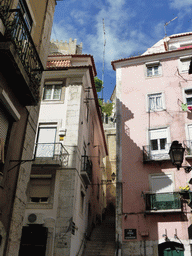 Staircase at the Rua Afonso de Albuquerque street