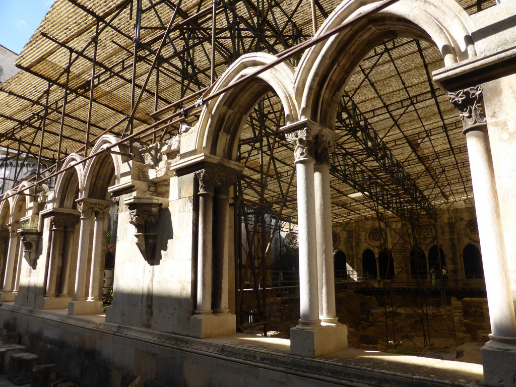 Arches at the Cloister of the Lisbon Cathedral