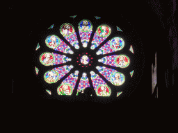 Rose window at the Lisbon Cathedral
