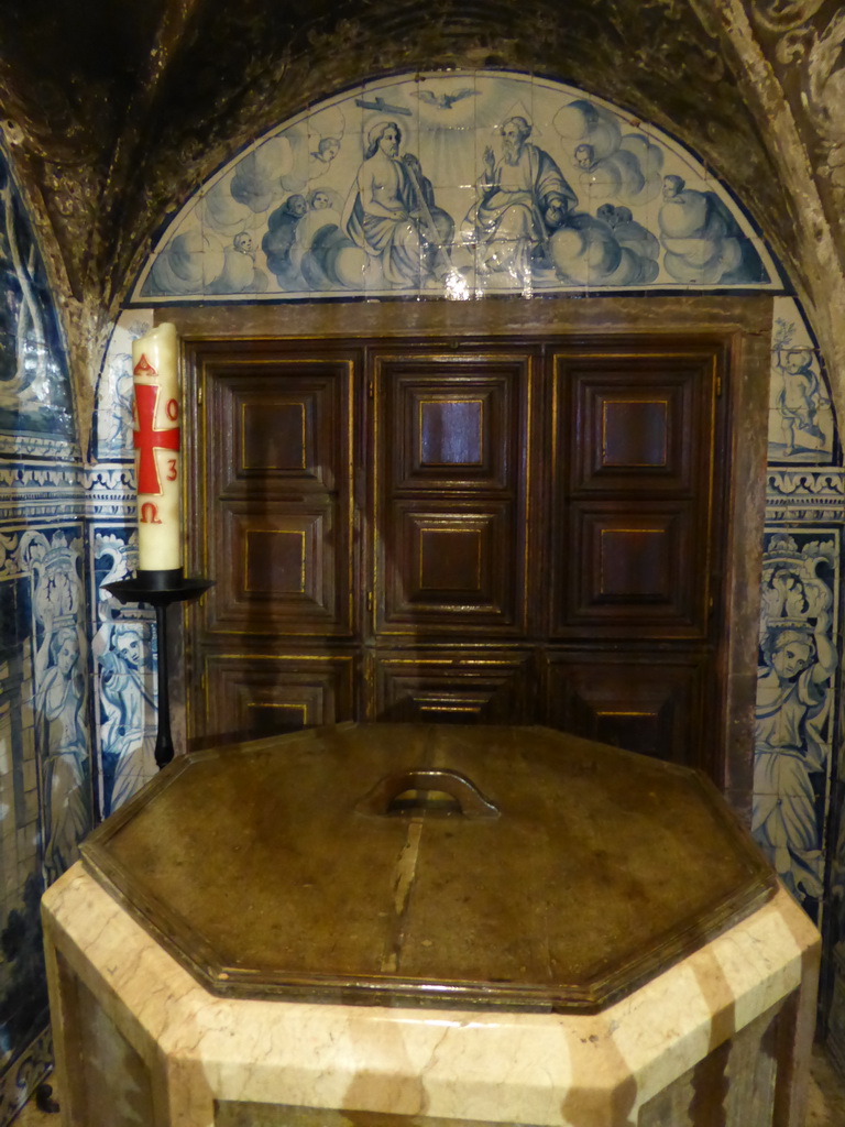 Baptismal font of St. Anthony at the Lisbon Cathedral