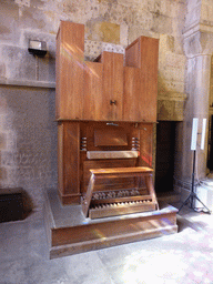 Organ at the upper floor of the Lisbon Cathedral