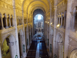 Nave and apse of the Lisbon Cathedral, viewed from the upper floor