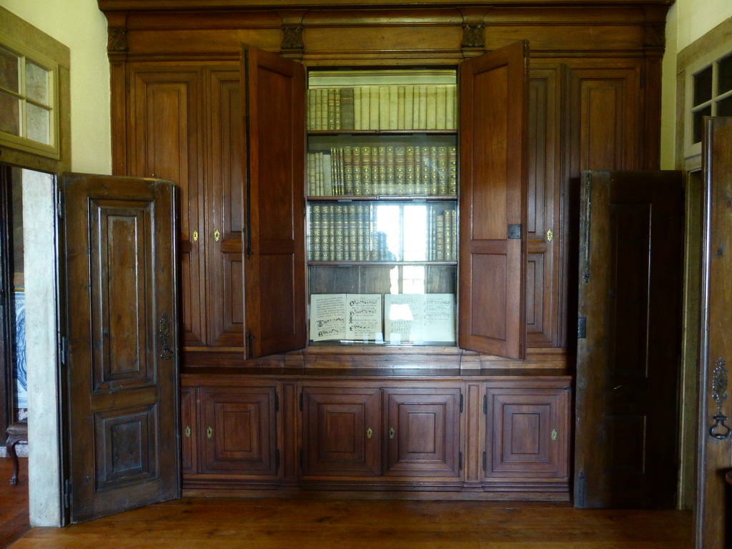 Library at the Treasury at the upper floor of the Lisbon Cathedral