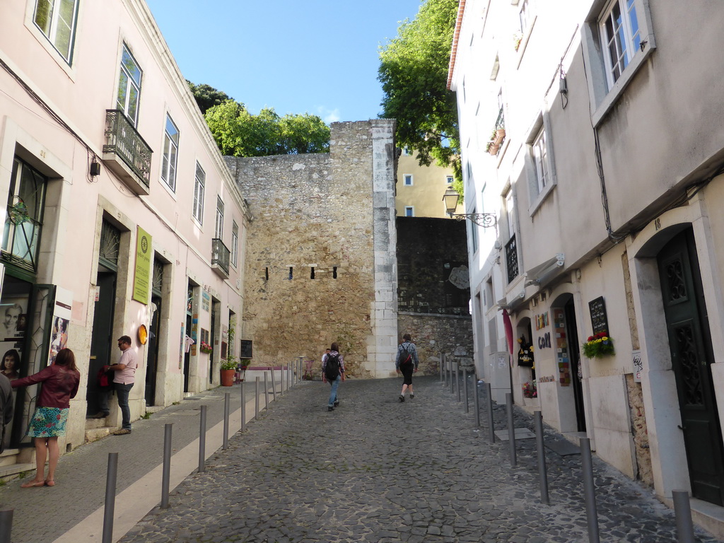 The Rua Bartolomeu de Gusmão street