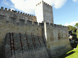 Southeastern tower and walls of the São Jorge Castle