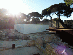 The Palace section and Moorish Quarter section of the archaeological site of the São Jorge Castle