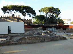 The Palace section and Moorish Quarter section of the archaeological site of the São Jorge Castle