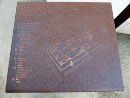 Map of the Moorish Quarter section of the archaeological site of the São Jorge Castle