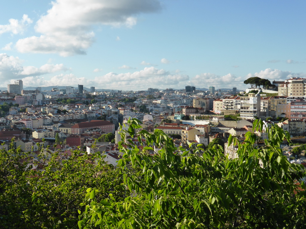 The north side of the city, viewed from the northeastern wall of the São Jorge Castle