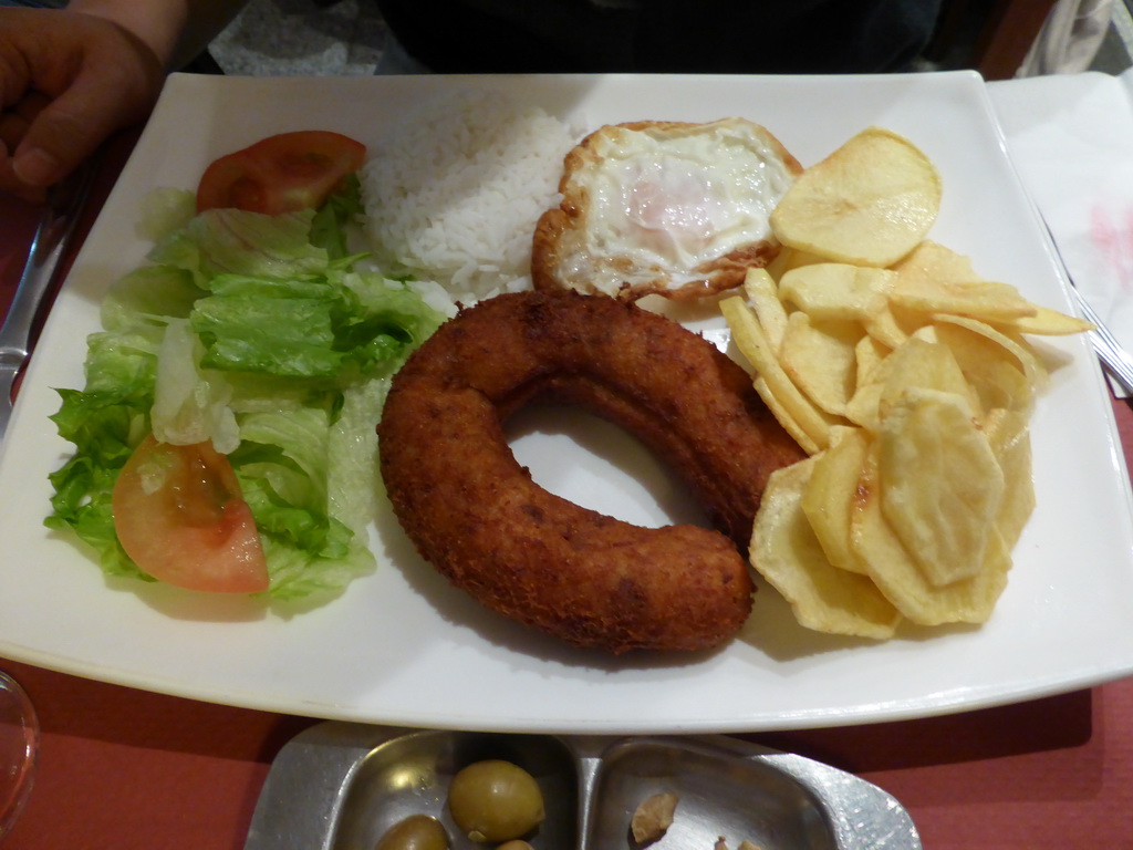 Dinner at the Restaurante Alto Minho at the Rua Santa Marta street