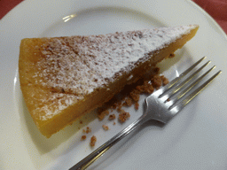 Dessert at the Restaurante Alto Minho at the Rua Santa Marta street