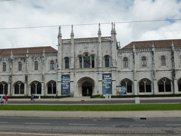 Entrance to the National Museum of Archaeology at the Jerónimos Monastery at the Praça do Império square