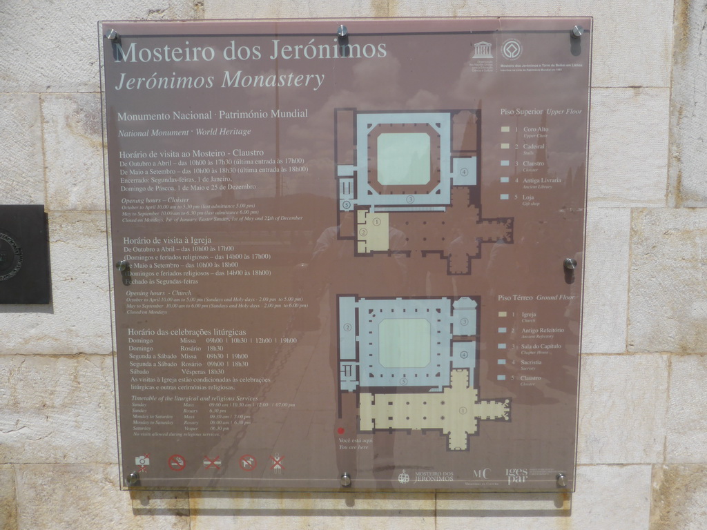 Information on the Jerónimos Monastery