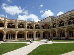 Central square of the Cloister at the Jerónimos Monastery