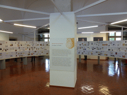 Exhibition `Um lugar no tempo` at the upper floor of the Cloister at the Jerónimos Monastery