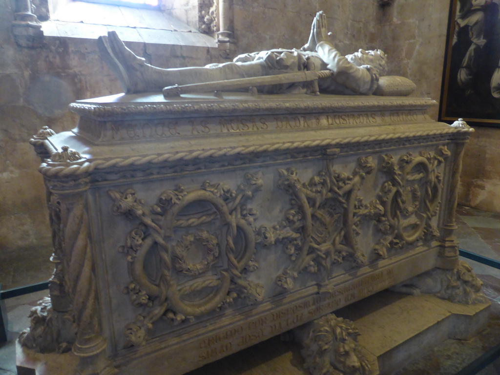 Tomb of Luís de Camões at the Church of Santa Maria at the Jerónimos Monastery