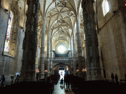 Nave and choir of the Church of Santa Maria at the Jerónimos Monastery