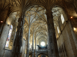 Nave and choir of the Church of Santa Maria at the Jerónimos Monastery