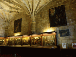 Paintings in the treasury of the Church of Santa Maria at the Jerónimos Monastery