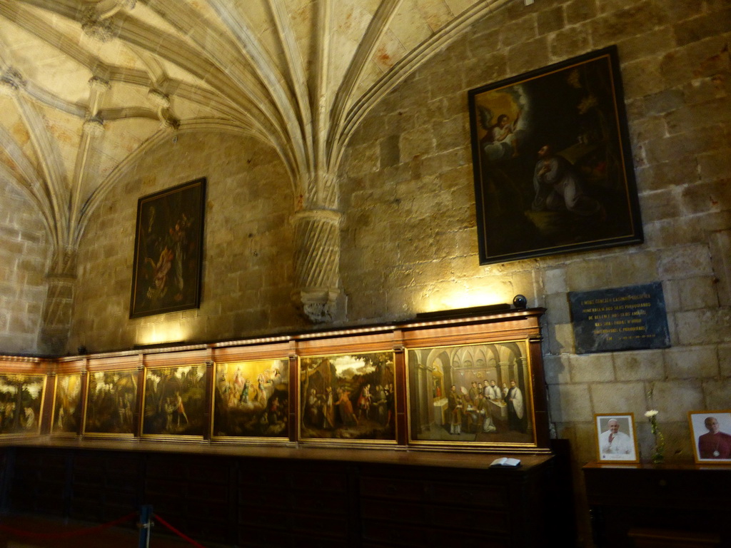 Paintings in the treasury of the Church of Santa Maria at the Jerónimos Monastery