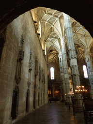 Aisle of the Church of Santa Maria at the Jerónimos Monastery