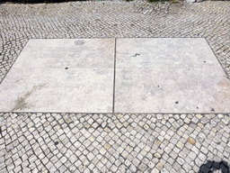 Plaque in front of the Jerónimos Monastery commemorating the Treaty of Lisbon of 2007