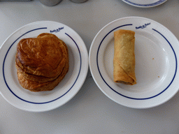 Pastries at the Pastéis de Belém restaurant at the Rua Belém street