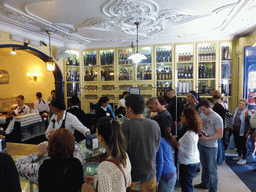 Interior of the Pastéis de Belém restaurant at the Rua Belém street