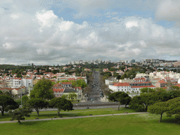 The Belém neighbourhood, viewed from the top of the Torre de Belém tower