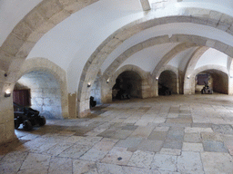 Cannons in the basement of the Torre de Belém tower