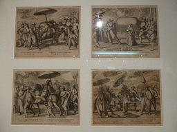Old drawings at the second floor of the Museu Nacional de Arte Antiga museum