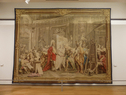 Tapestry `Painting` from a painting by Jean Restout, at the first floor of the Museu Nacional de Arte Antiga museum