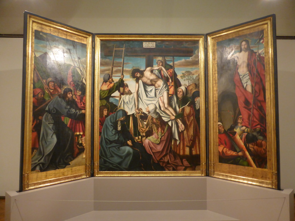 Triptych at the first floor of the Museu Nacional de Arte Antiga museum