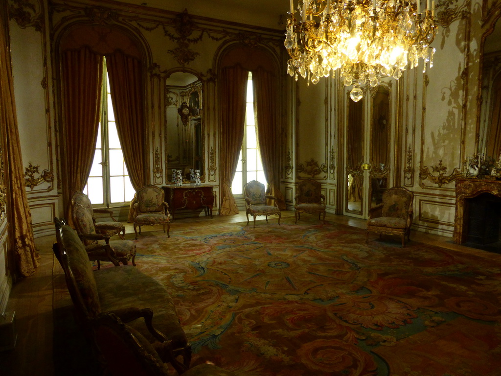 18th century style room at the first floor of the Museu Nacional de Arte Antiga museum