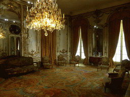 18th century style room at the first floor of the Museu Nacional de Arte Antiga museum