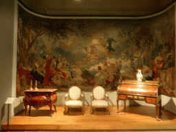 18th century style room at the first floor of the Museu Nacional de Arte Antiga museum