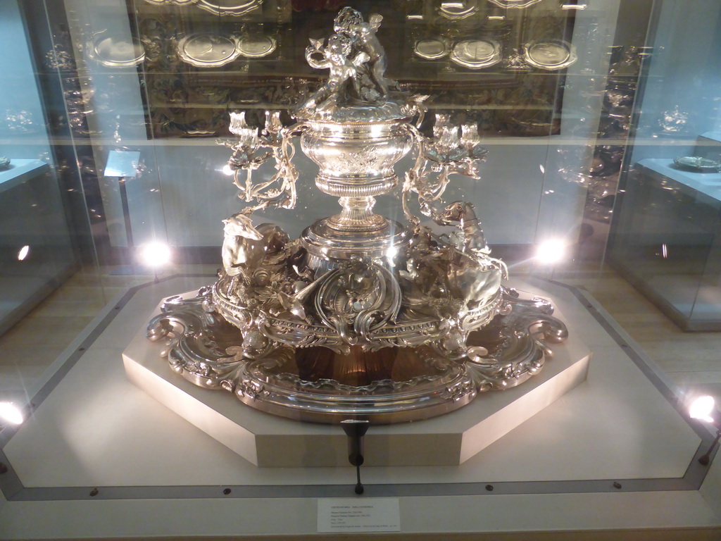 Silverware at the first floor of the Museu Nacional de Arte Antiga museum