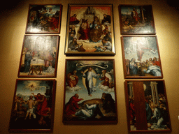 Portuguese paintings at the third floor of the Museu Nacional de Arte Antiga museum