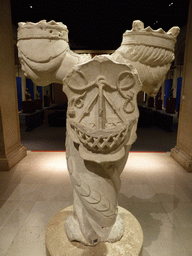Sculpture `Two Headed Fountain` at the third floor of the Museu Nacional de Arte Antiga museum