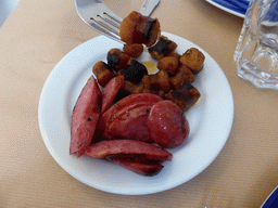 Lunch at the Restaurante Picanha at the Rua Janeles Verdes street