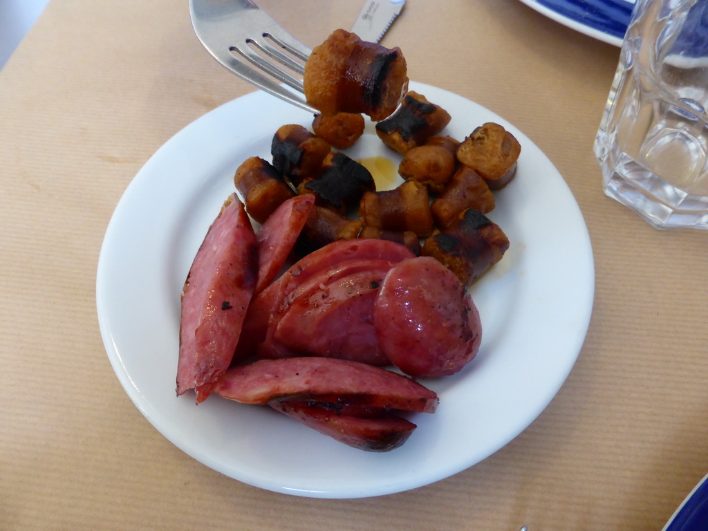 Lunch at the Restaurante Picanha at the Rua Janeles Verdes street
