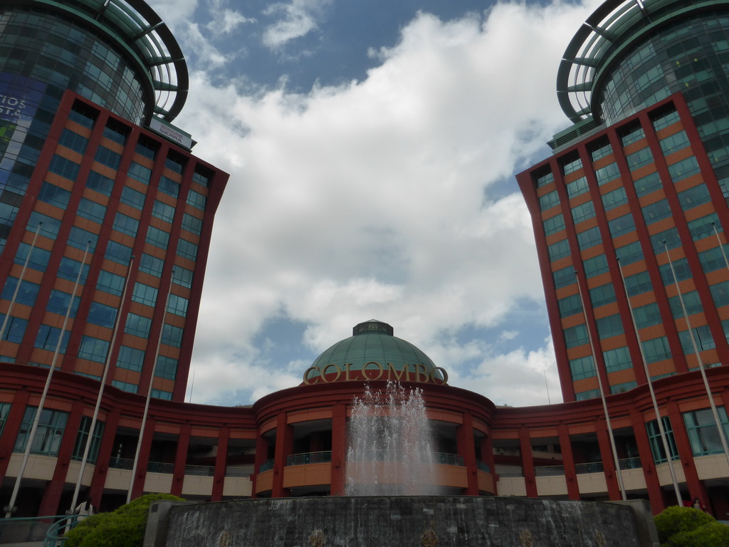 Front of the Colombo shopping mall at the Avenida Lusíada avenue