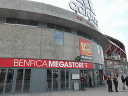 Front of the Benfica Megastore at the Estádio da Luz soccer stadium