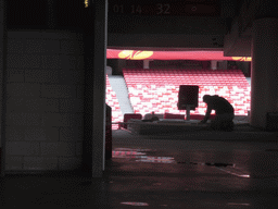 Interior of the Estádio da Luz soccer stadium